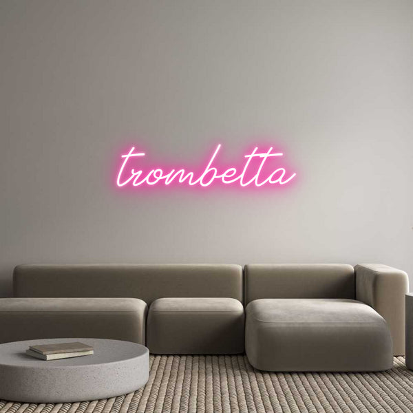 Neon personalizzato: trombetta