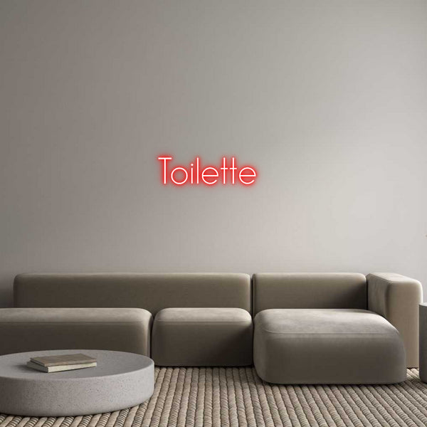 Neon personalizzato: Toilette