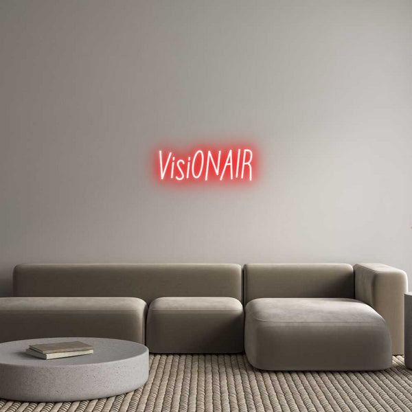 Neon personalizzato: VisiONAIR