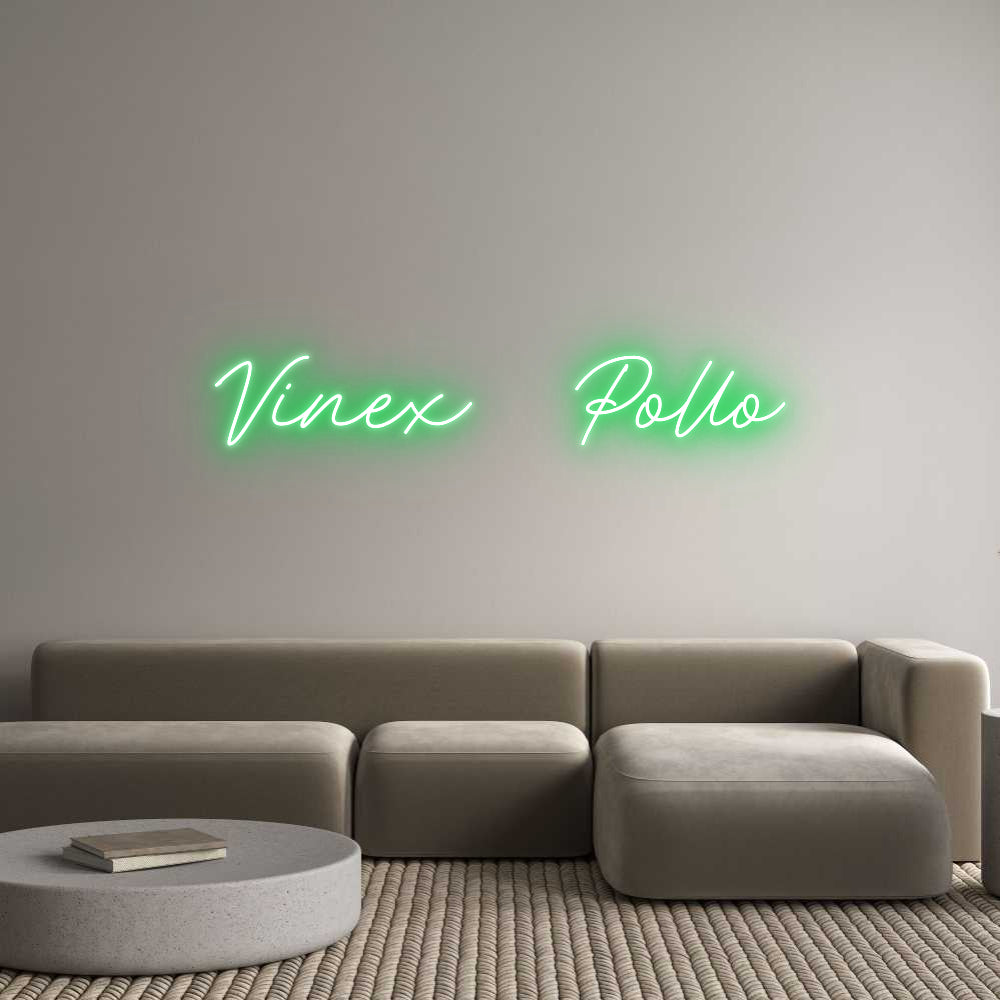 Neon personalizzato: Vinex ❤️ Pollo