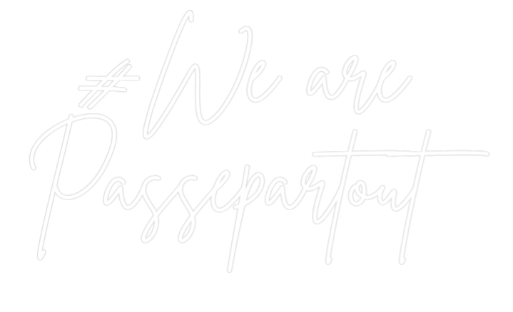 Neon personalizzato: #We are 
Pas...
