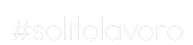 Neon personalizzato: #solitolavoro