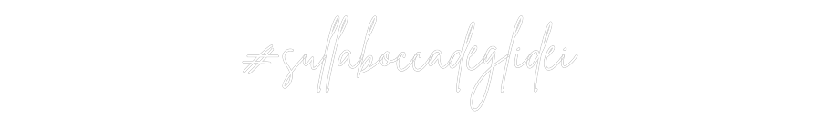 Neon personalizzato: #sullaboccade...