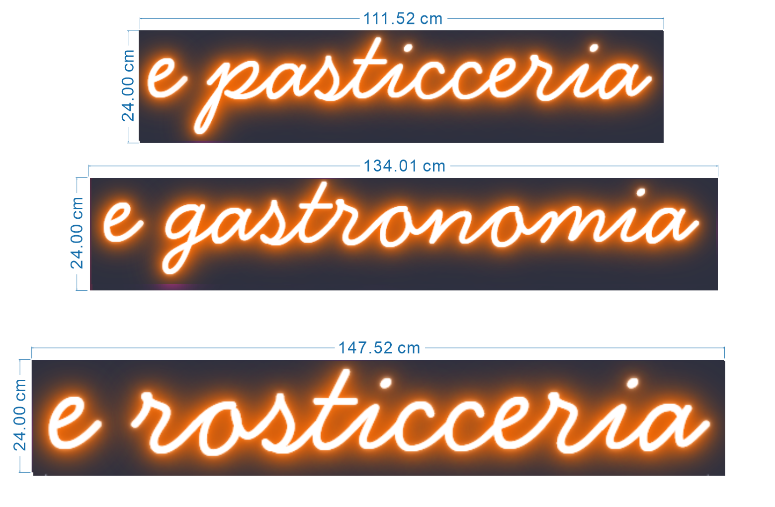 Insegna LED Neon Personalizzata (P. IVA 07870790727)