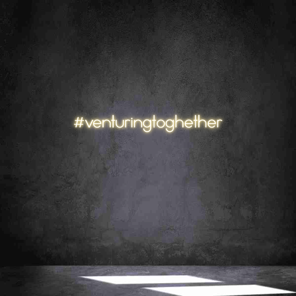 Neon personalizzato: #venturingtog...