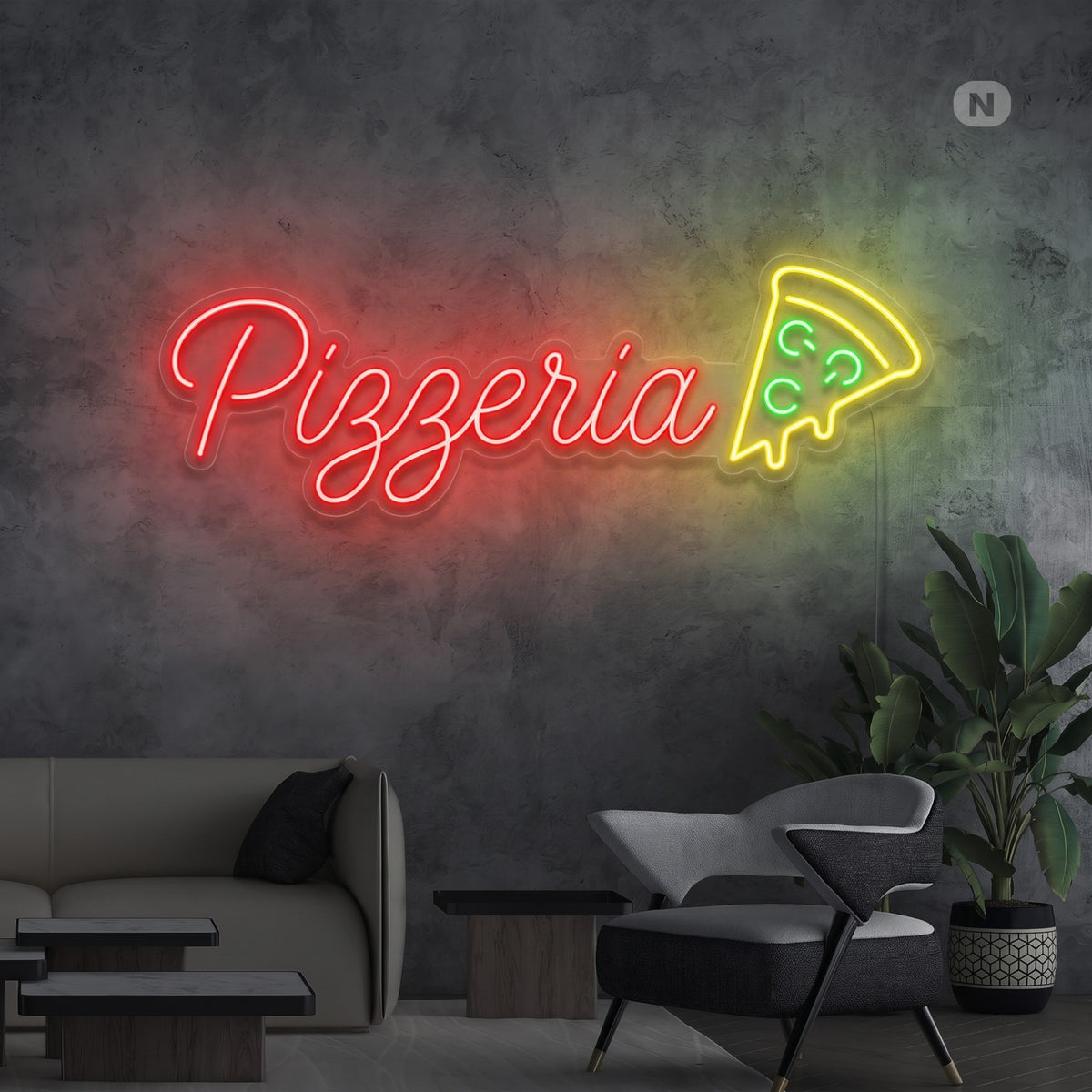 Toilet neon sign