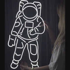 Insegna al neon Astronauta