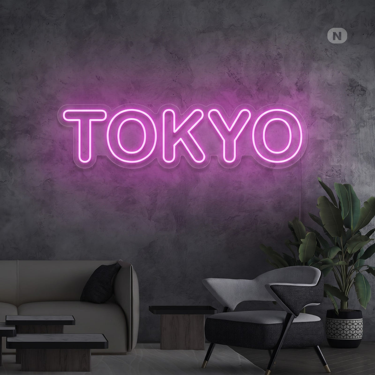 Toilet neon sign