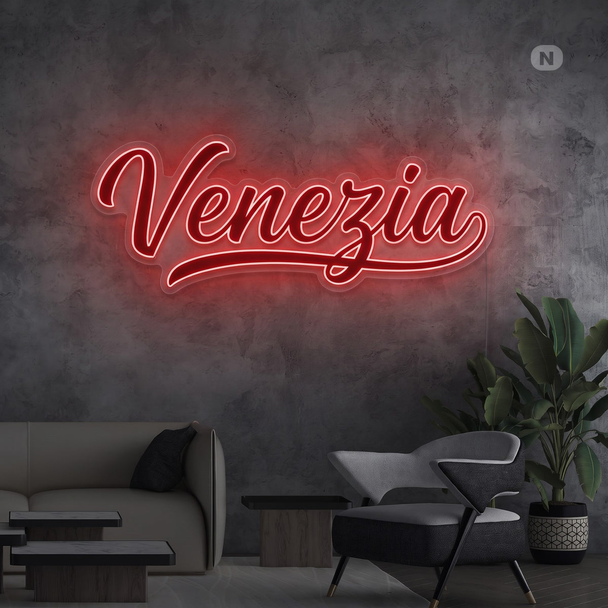 Toilet neon sign