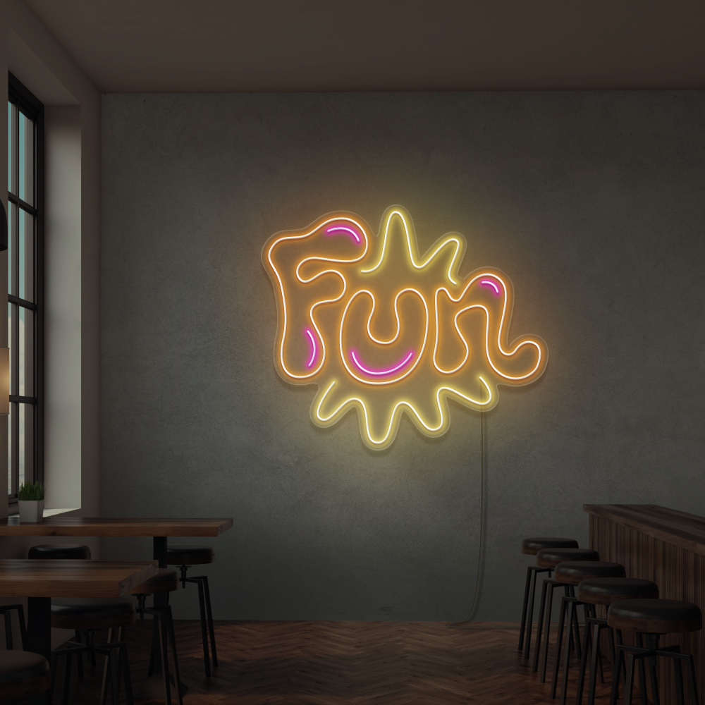 Toilet neon sign