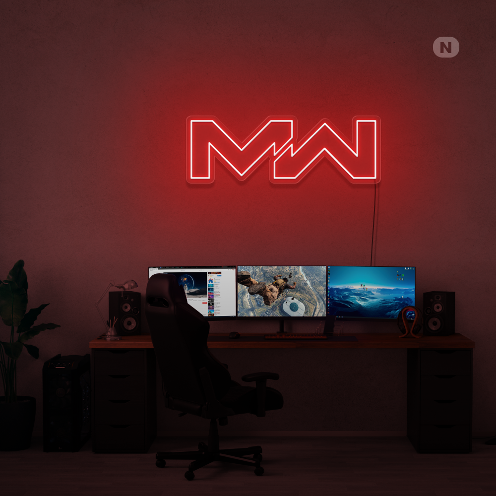 Insegna al neon MW