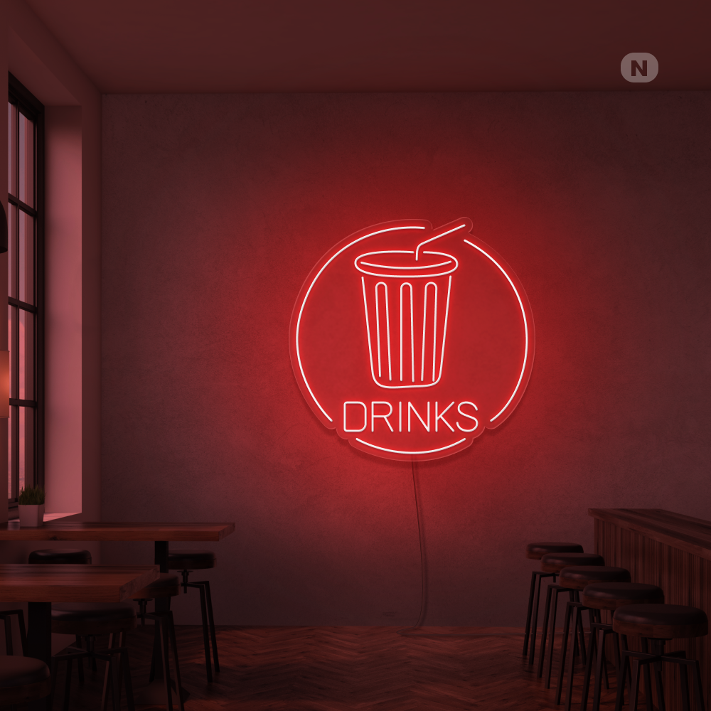 Toilet neon sign
