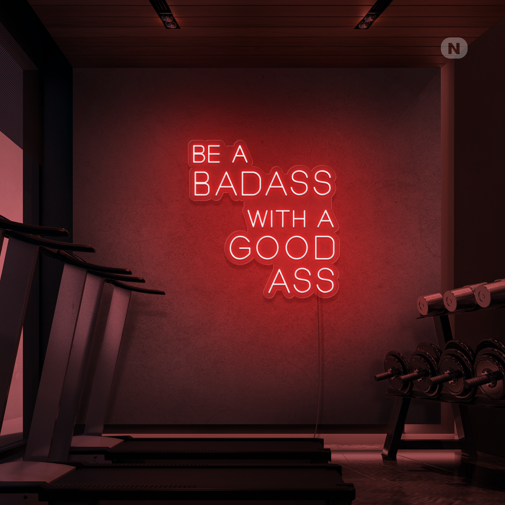 Insegna al neon Gym Quote
