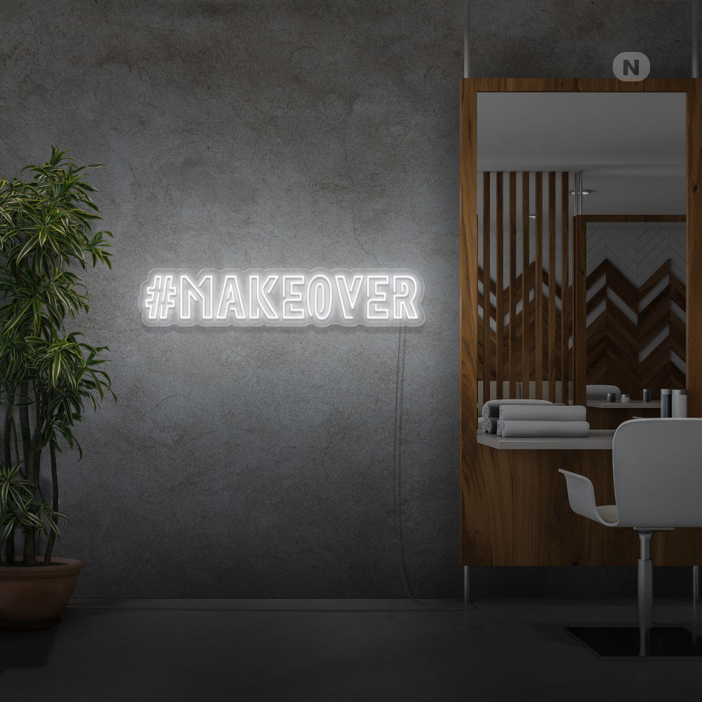 Insegna al neon Makeover