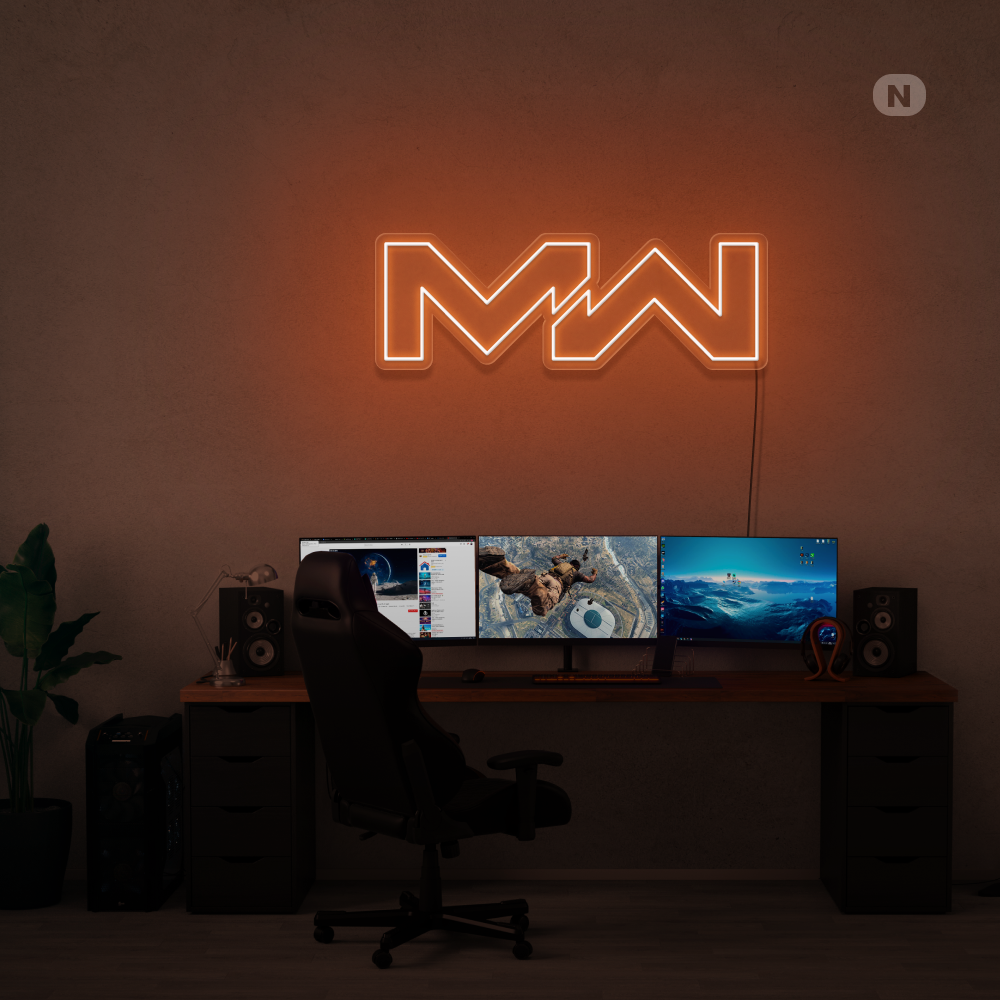 Insegna al neon MW