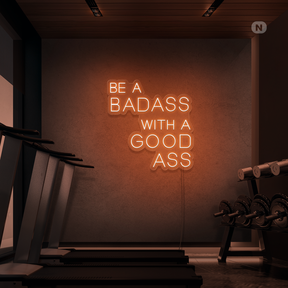 Insegna al neon Gym Quote