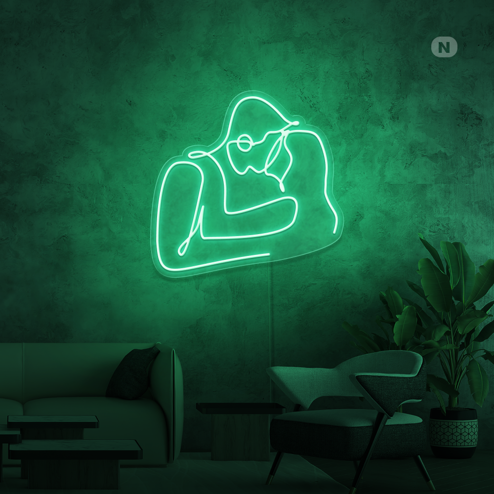 Insegna al neon Coppia d'amore