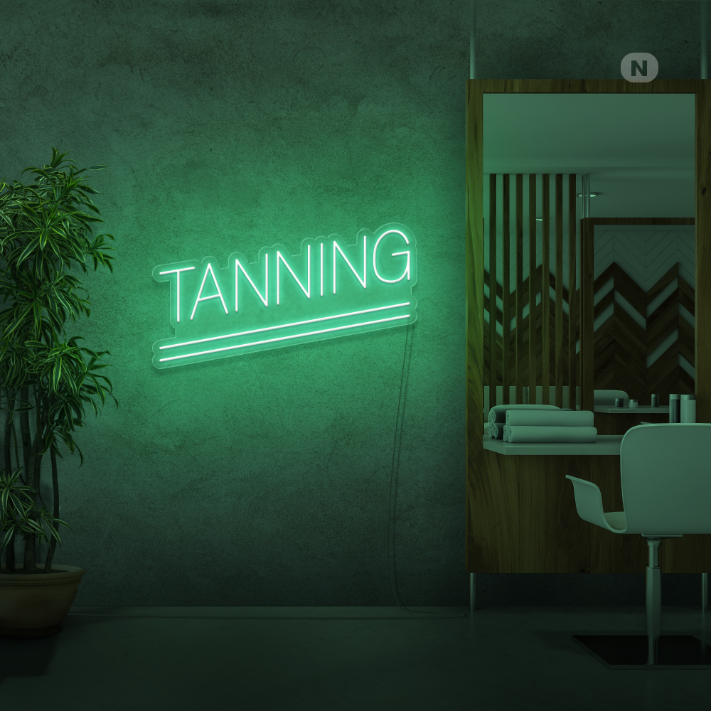 Insegna al neon Tanning