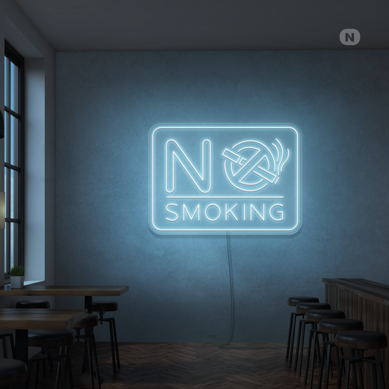 Insegna al neon No Smoking