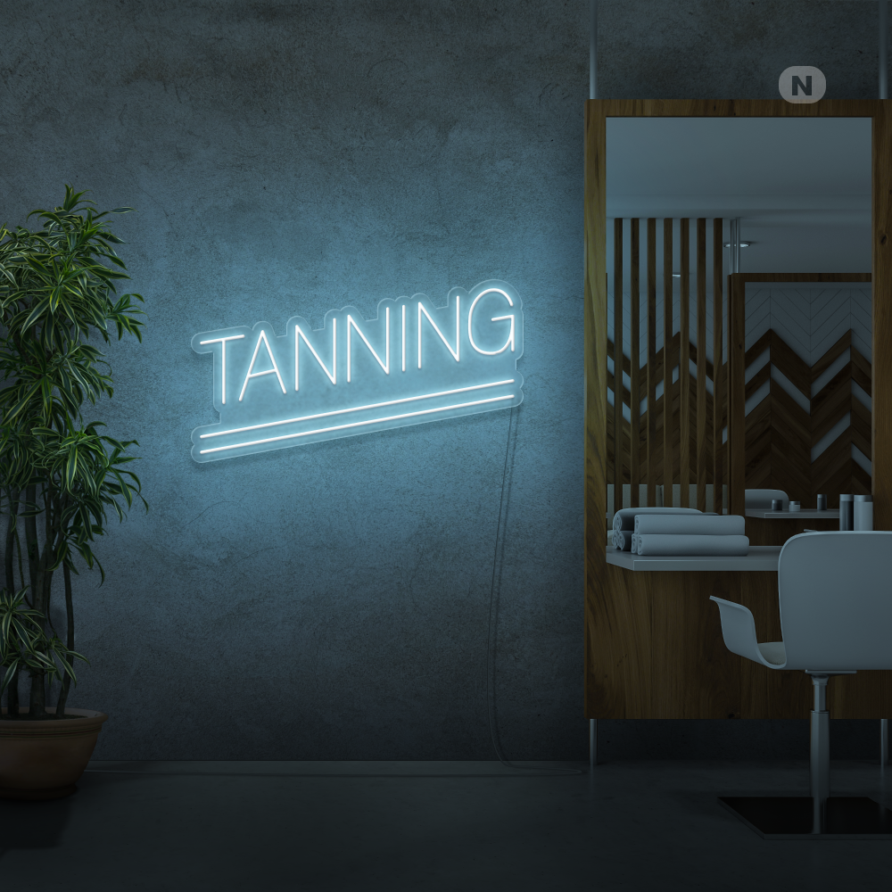 Insegna al neon Tanning