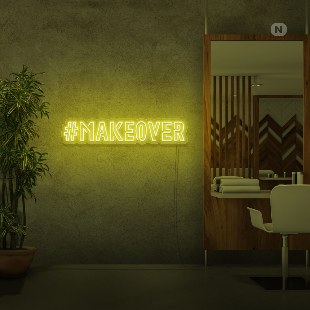 Insegna al neon Makeover