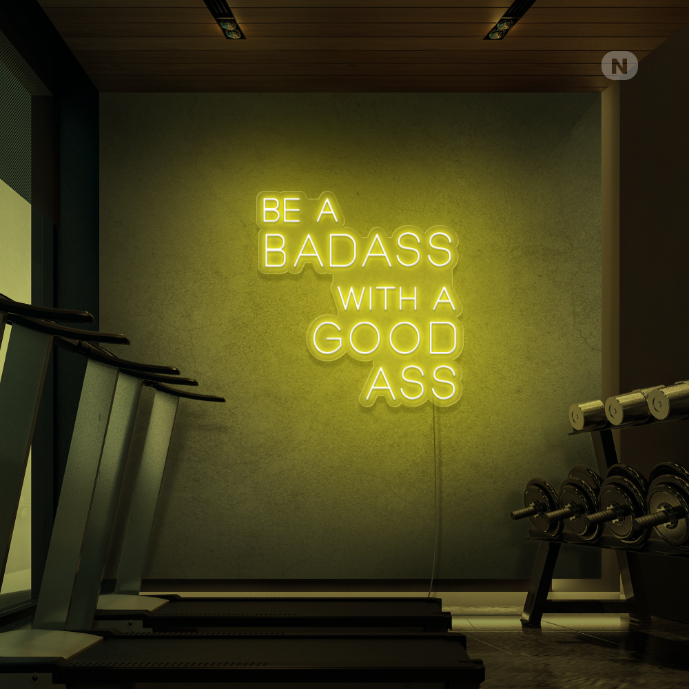 Insegna al neon Gym Quote