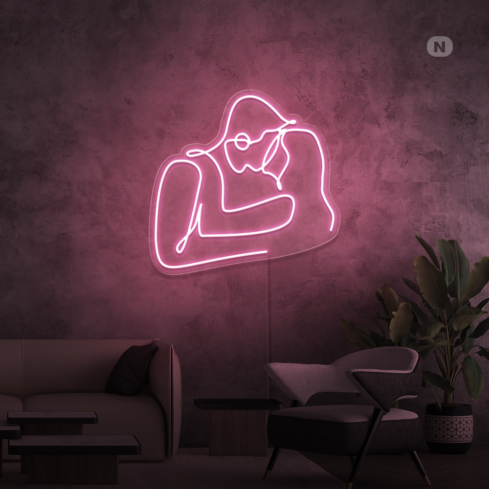 Insegna al neon Coppia d'amore