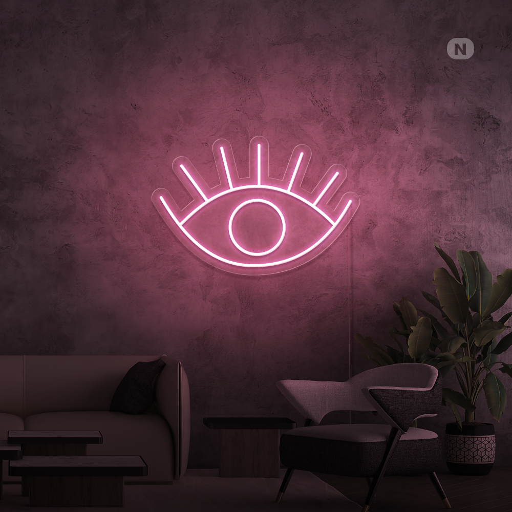 Insegna al neon Occhio