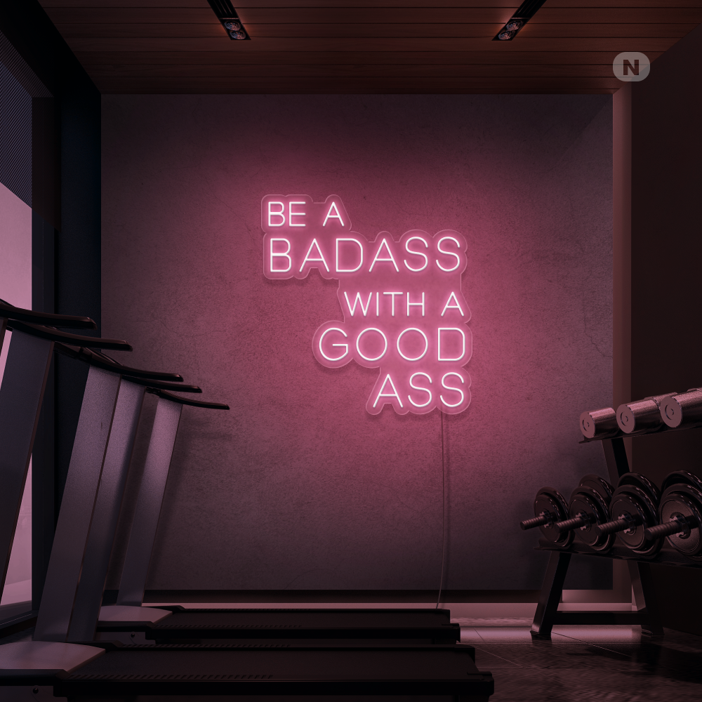 Insegna al neon Gym Quote