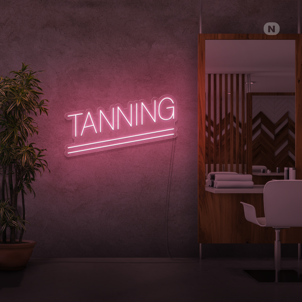 Insegna al neon Tanning