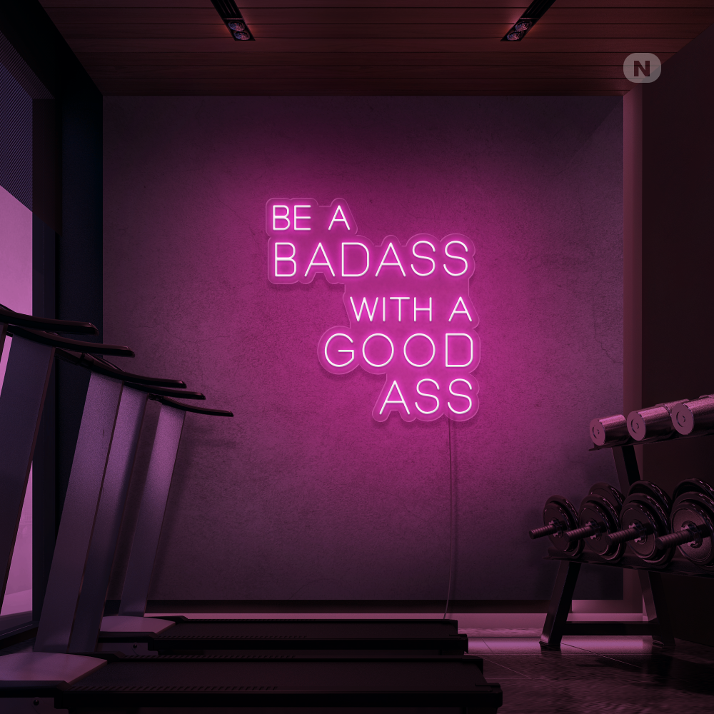 Insegna al neon Gym Quote