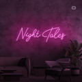 Insegna al neon Night Tales