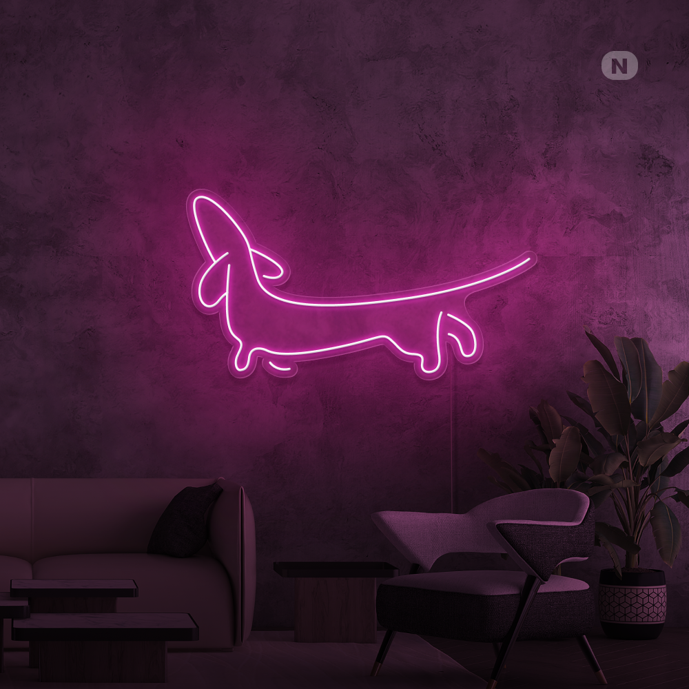 Insegna al neon Teckel