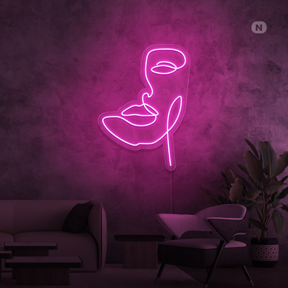 Toilet neon sign