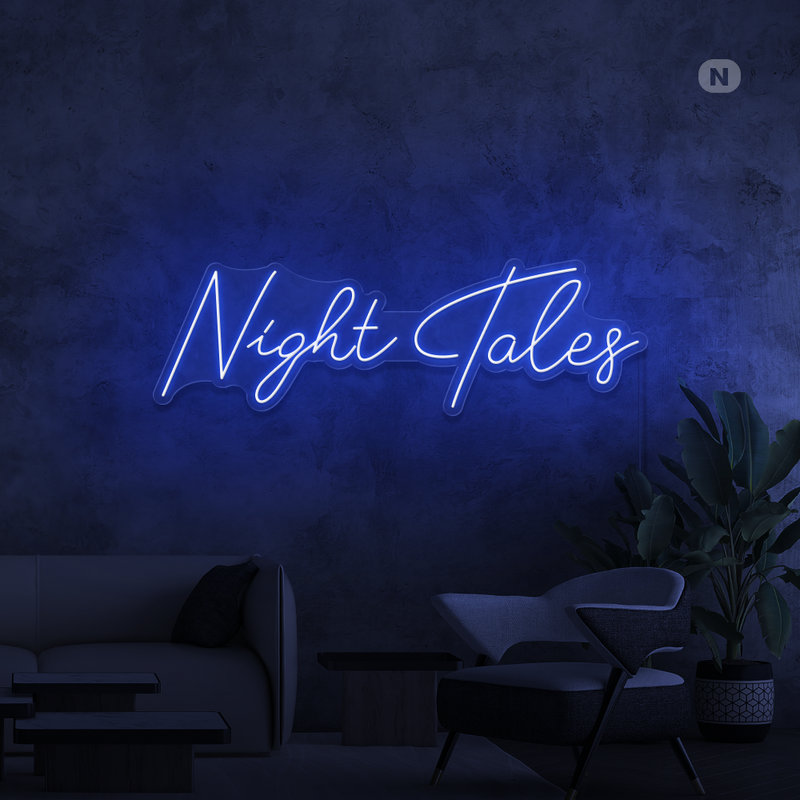 Insegna al neon Night Tales