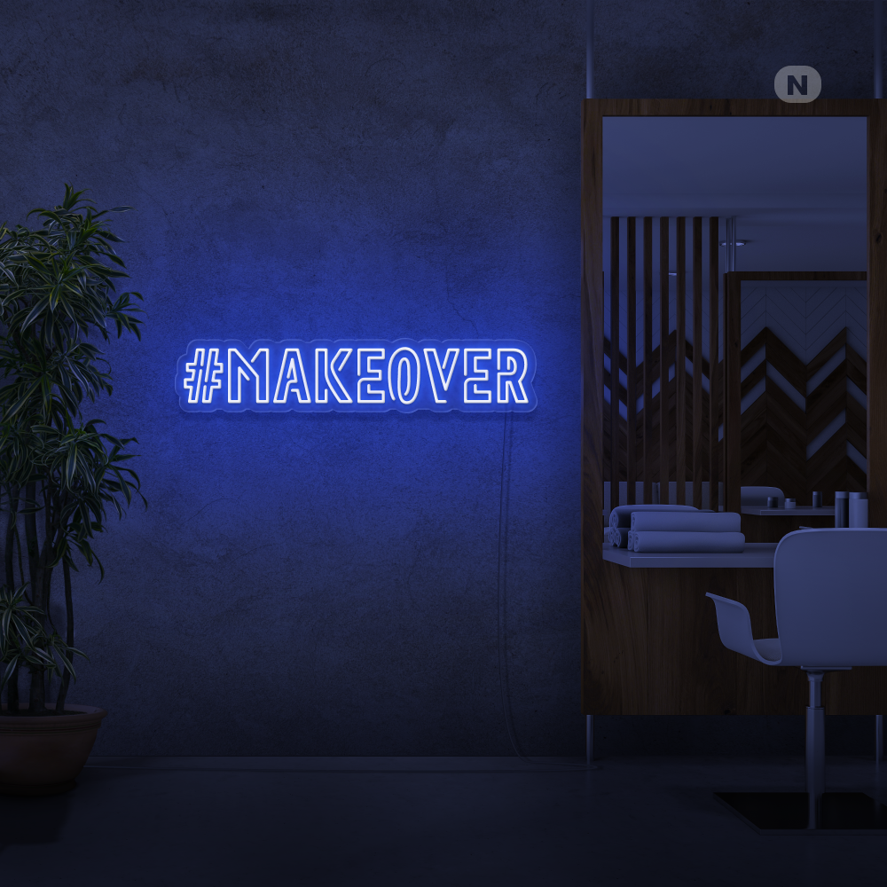 Insegna al neon Makeover