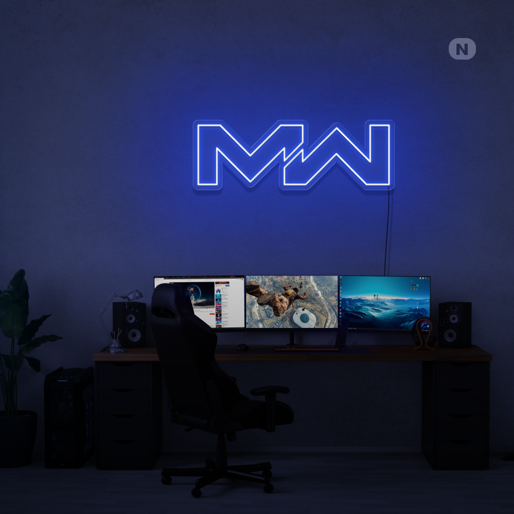 Insegna al neon MW