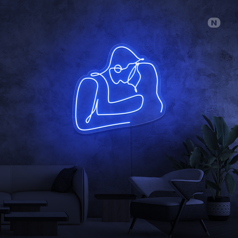 Insegna al neon Coppia d'amore