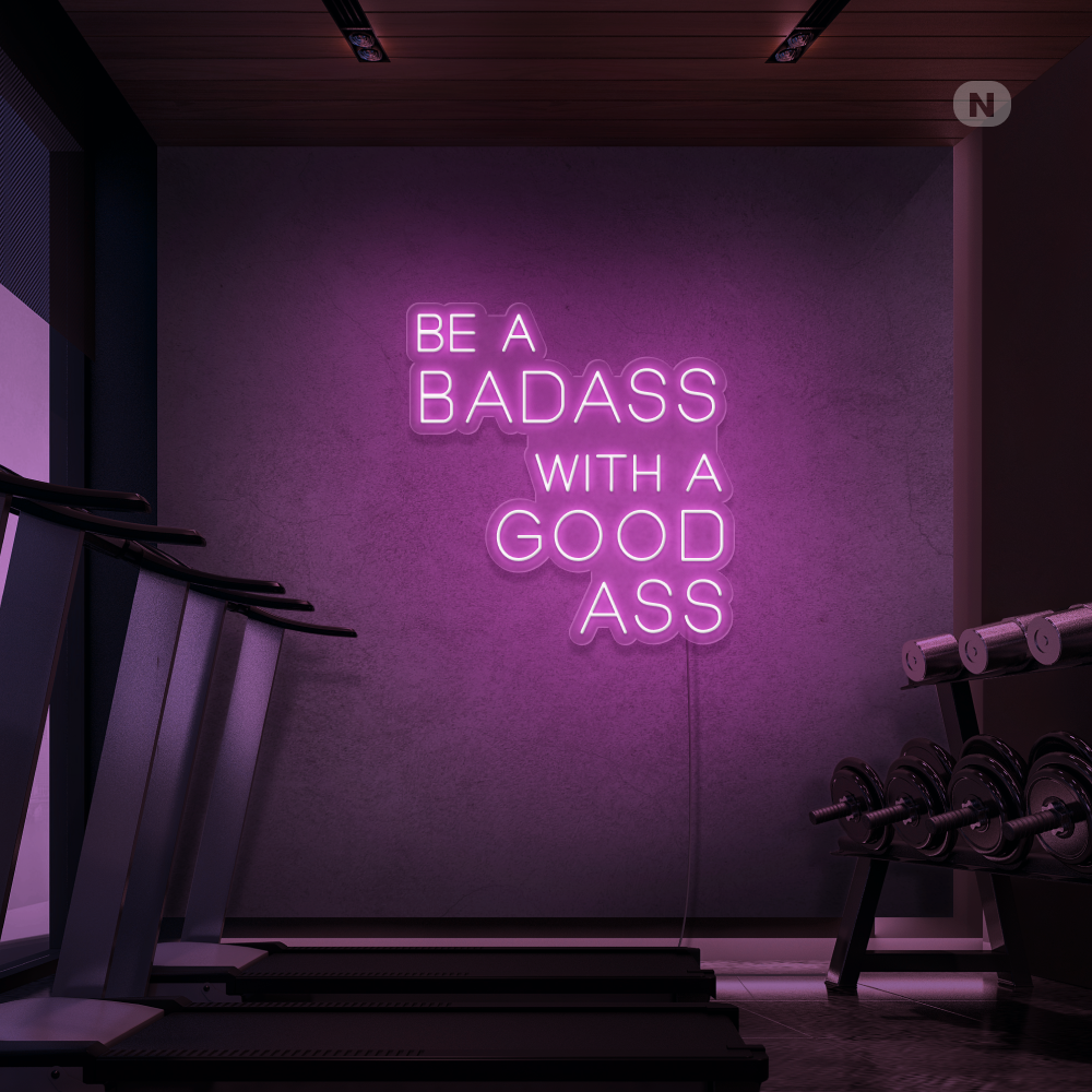 Insegna al neon Gym Quote