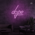 Insegna al neon Dope