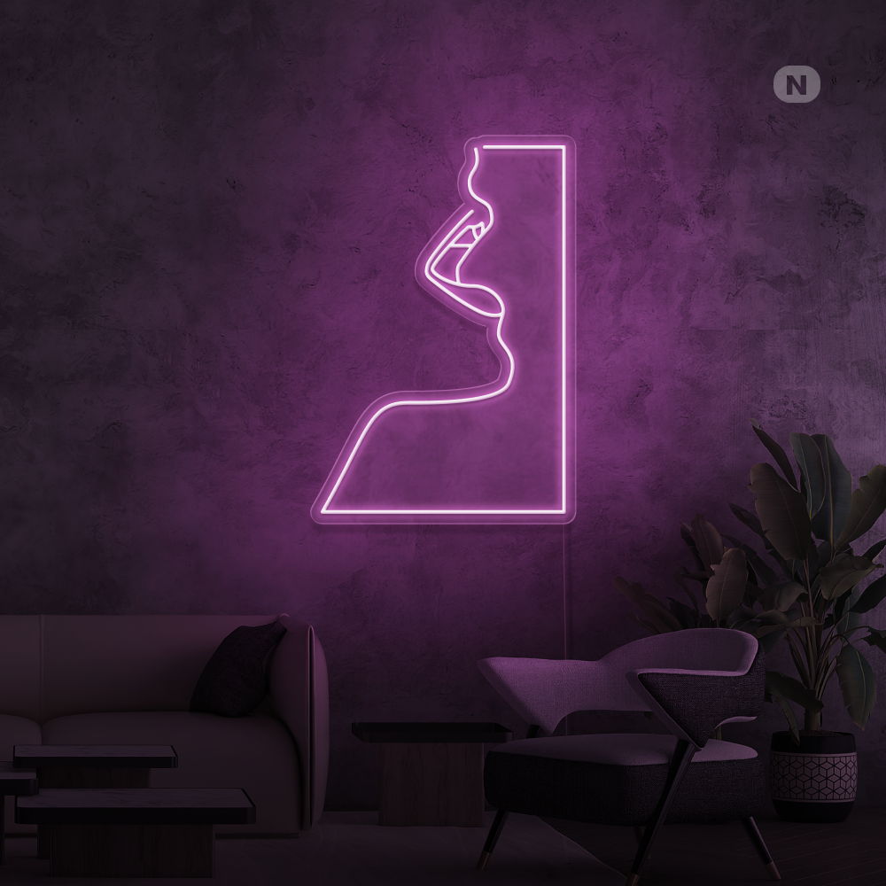 Toilet neon sign