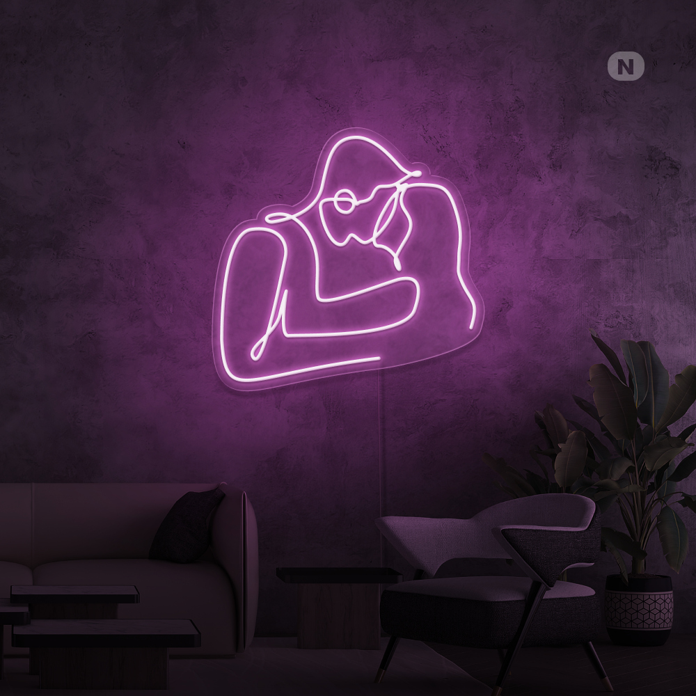 Insegna al neon Coppia d'amore