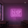 Insegna al neon No Smoking