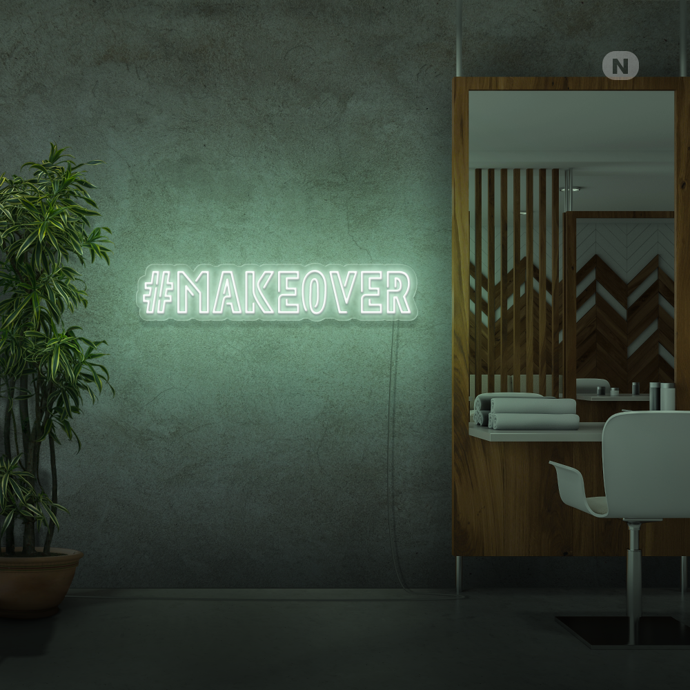 Insegna al neon Makeover
