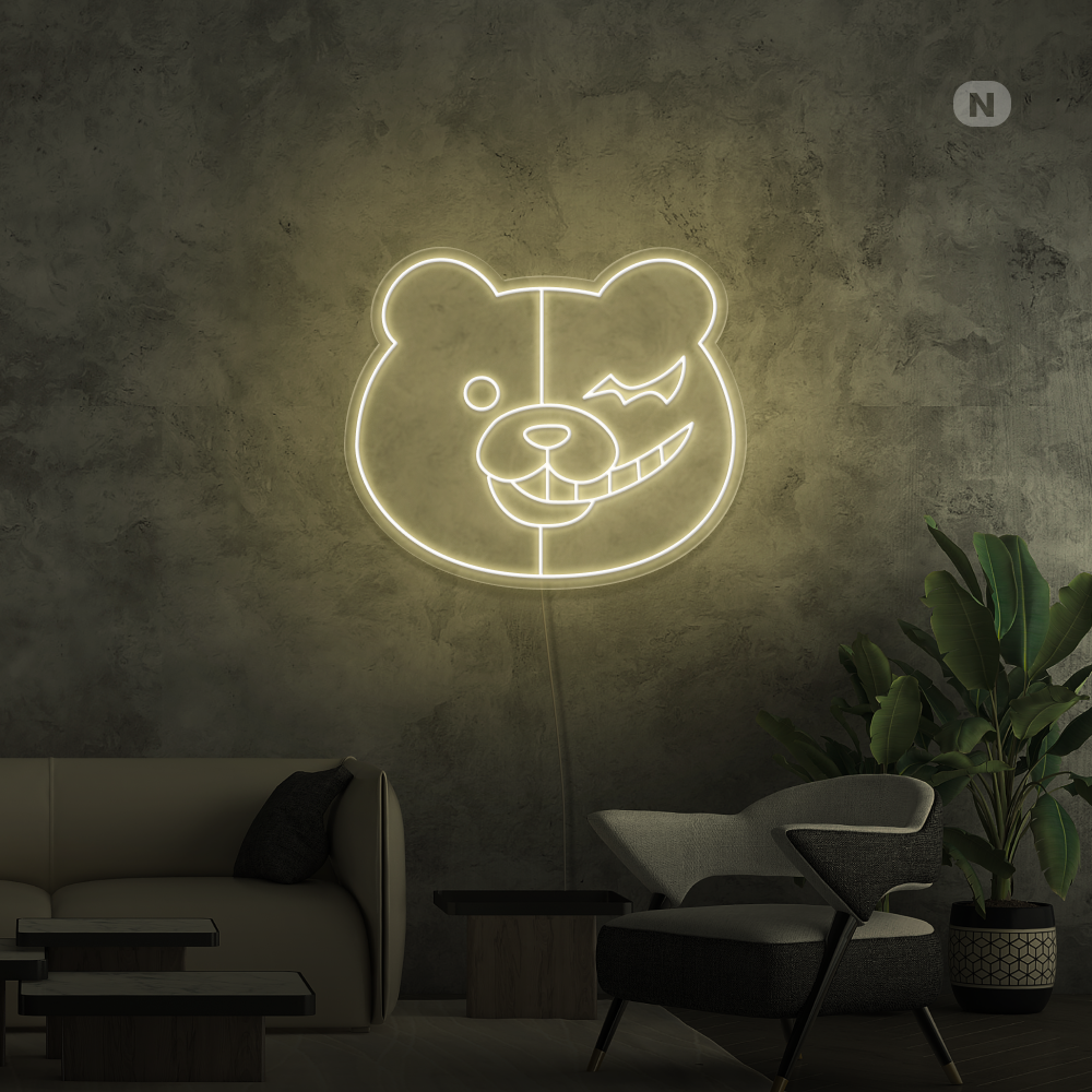 Insegna al neon Orso selvatico