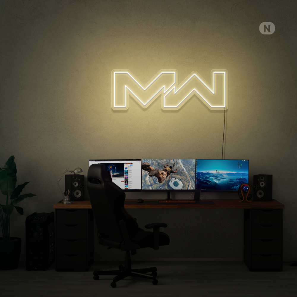 Insegna al neon MW