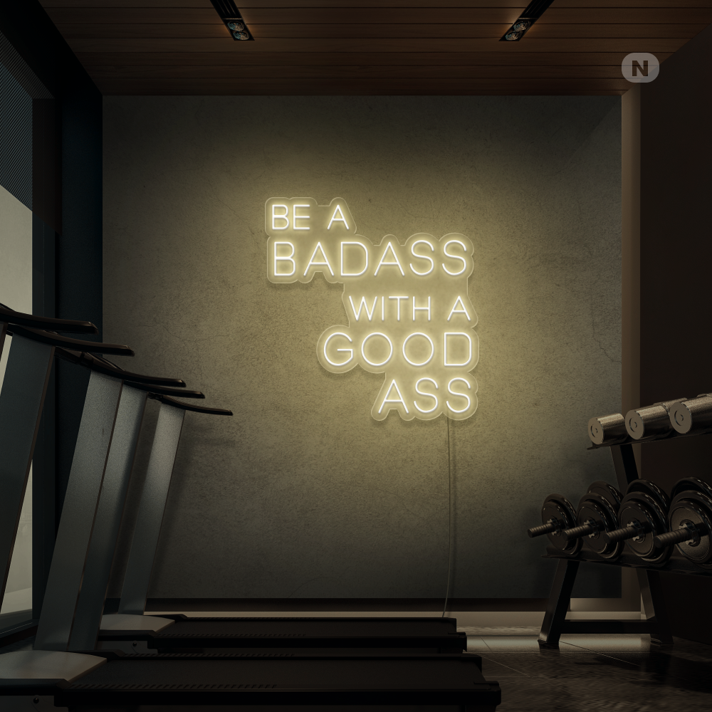 Insegna al neon Gym Quote