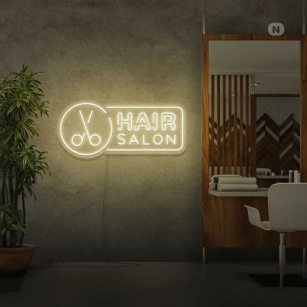 Insegna al neon Hair Salon